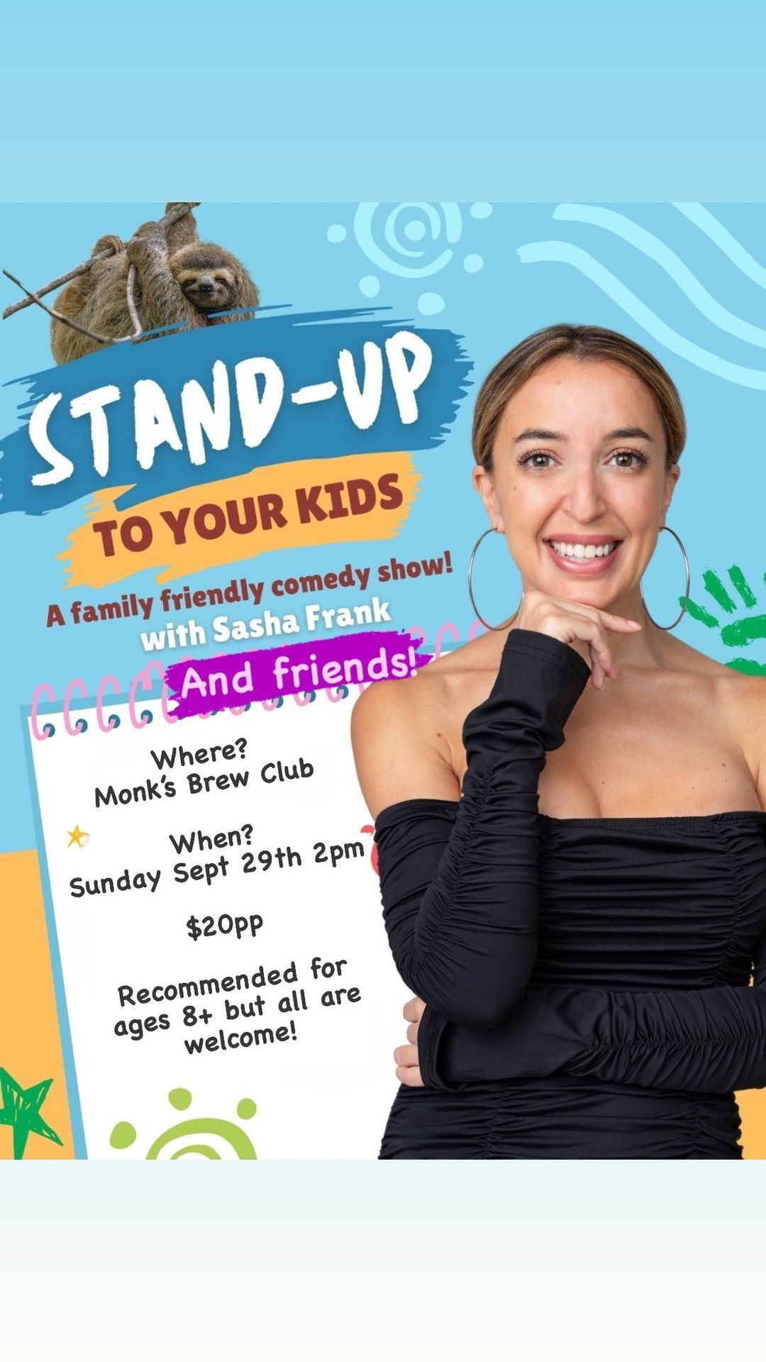 Stand Up To Your Kids - a family friendly comedy show!