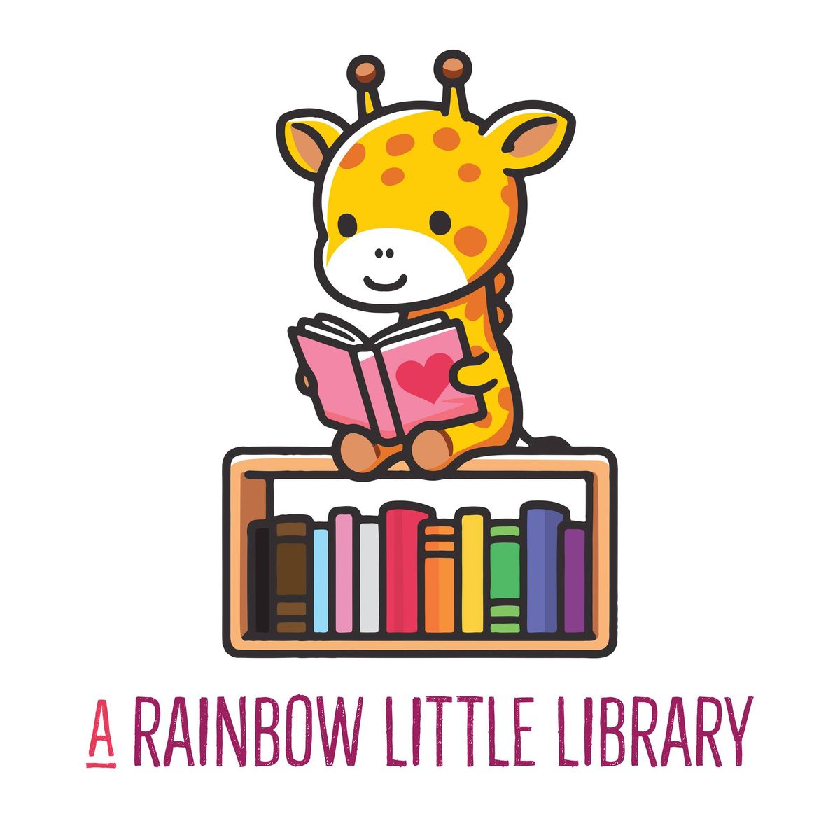 A Rainbow Little Library for the launch of Children's Week