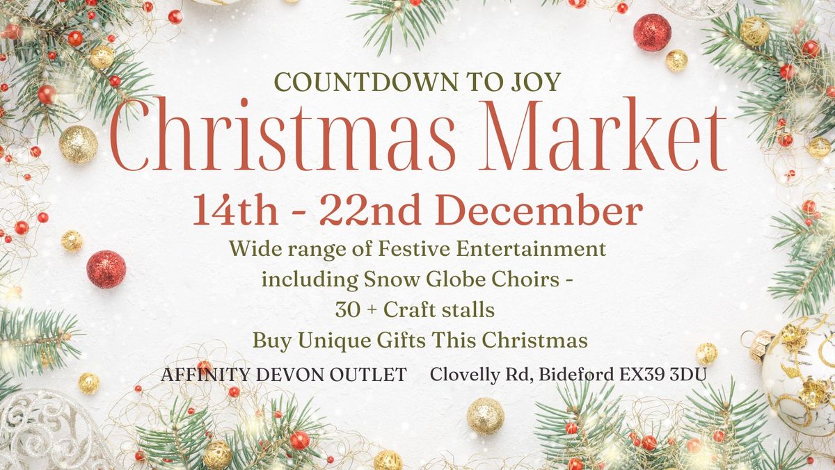 Indoor Christmas Market - Affinity Devon Outlet Bideford 