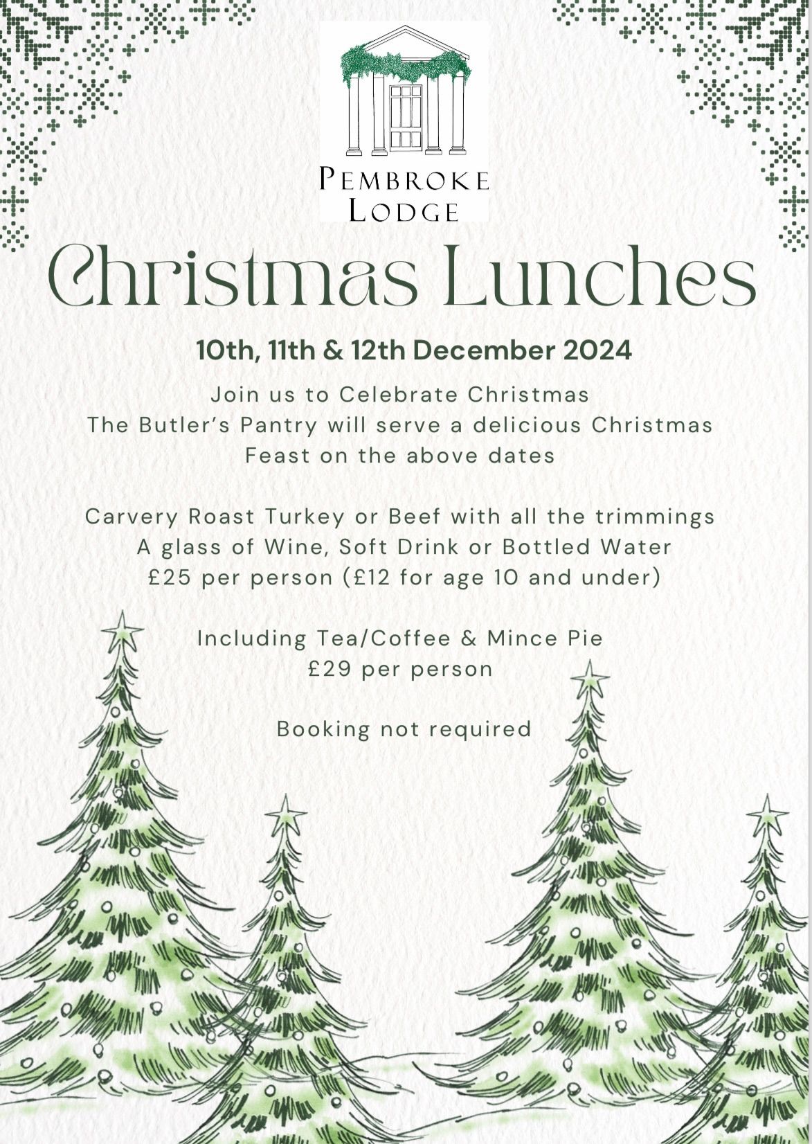 Christmas Lunches 2024