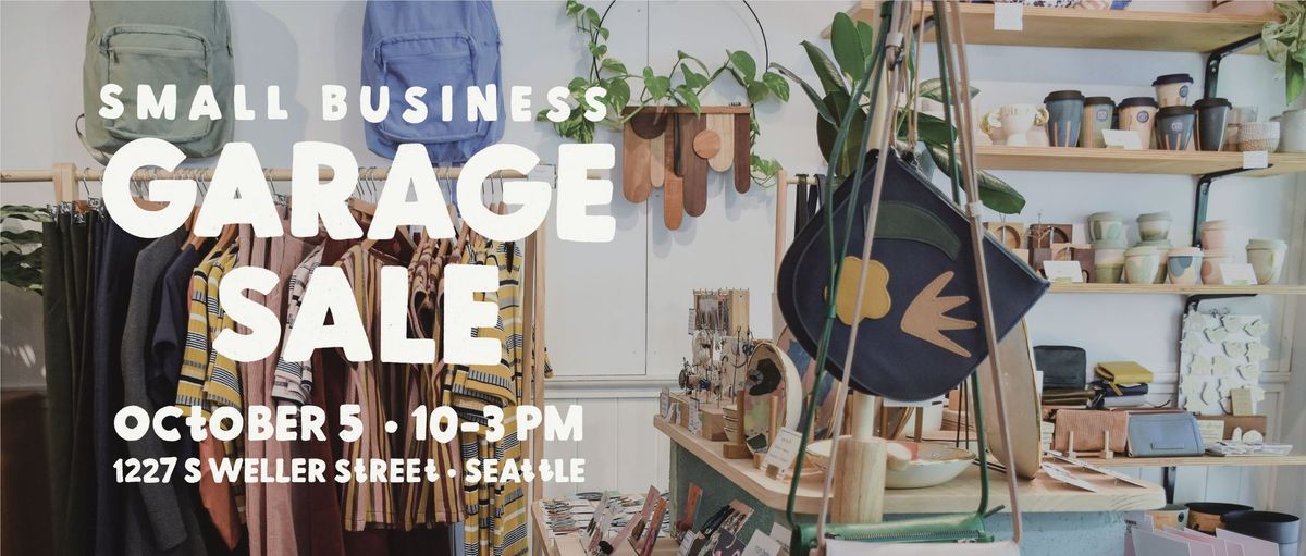 Small Business Garage Sale