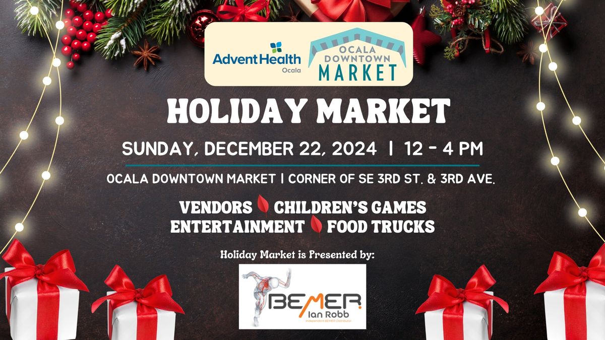 Holiday Market at the Ocala Downtown Market