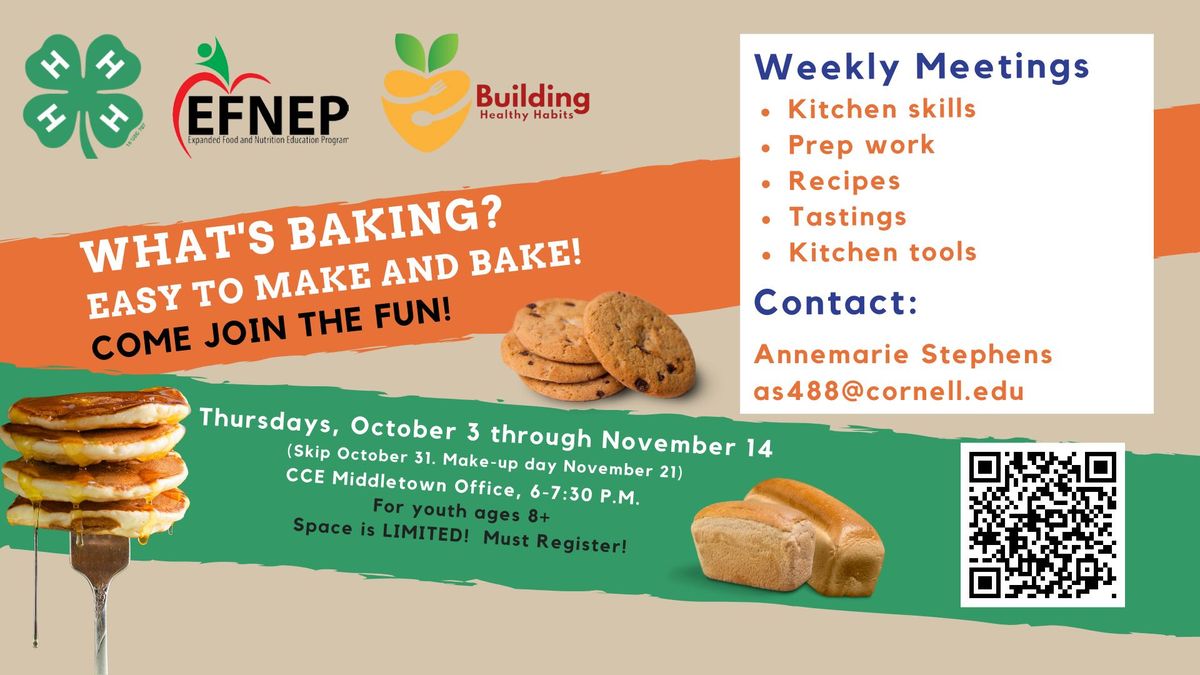 What's Baking? Easy to Make and Bake -- Fall 2024