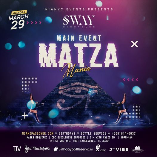 Passover Ball Miami 2021 @ Sway