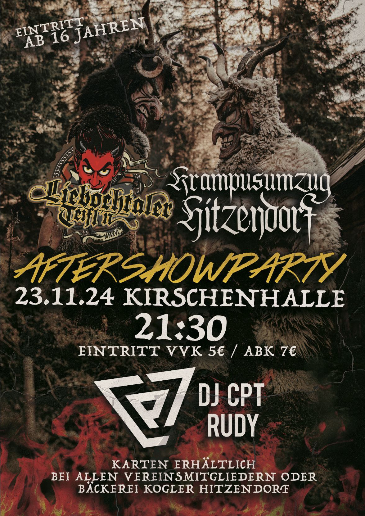 Aftershowparty Krampusumzug Hitzendorf 