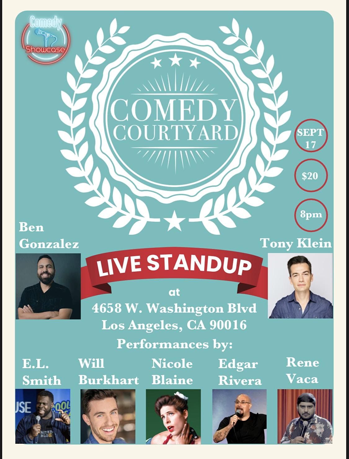 Comedy Courtyard is BACK!!!