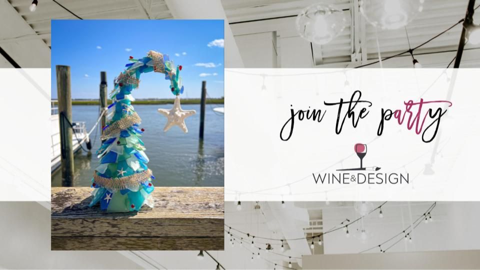 SOLD OUT! Light Up Tipsy Sea Glass Tree | Wine & Design