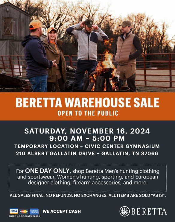 Beretta Warehouse Sale