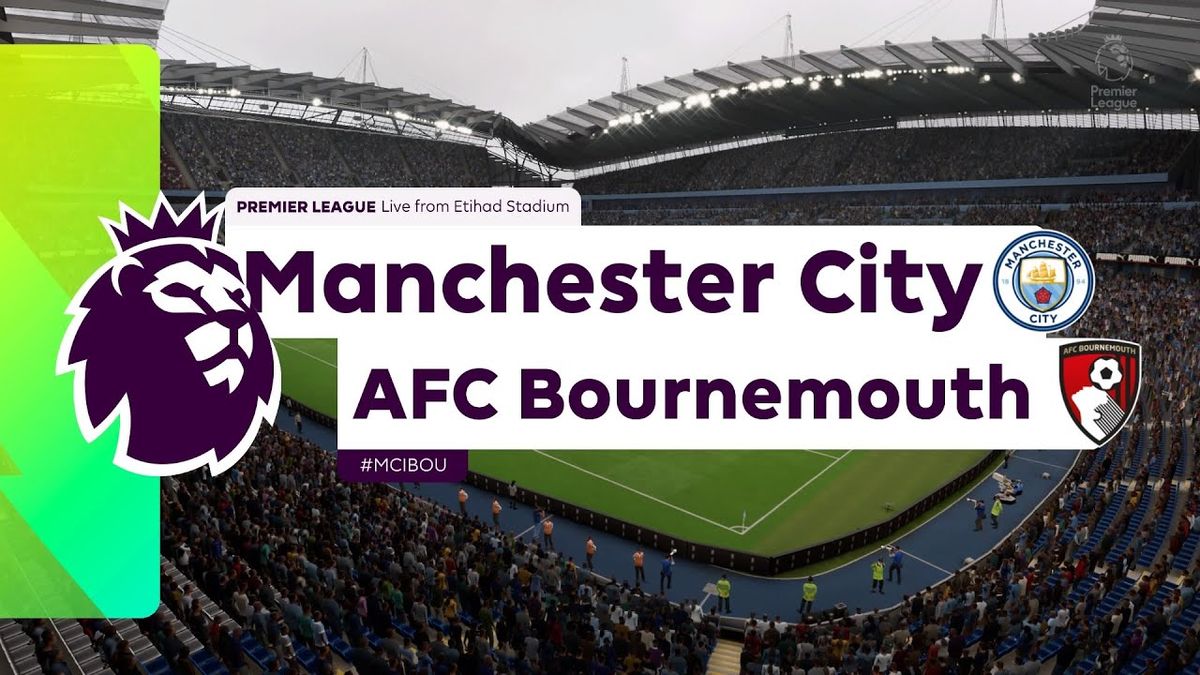 Manchester City FC vs AFC Bournemouth at Etihad Stadium