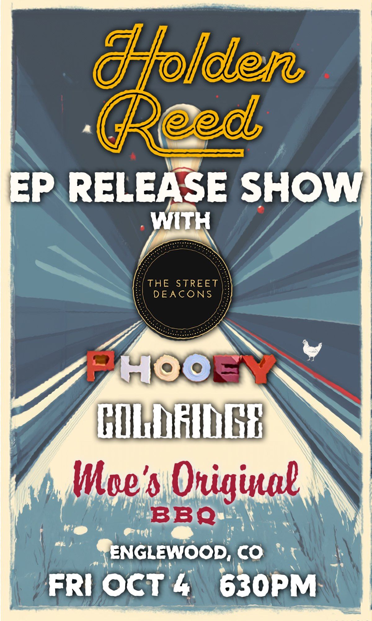 Holden Road (Album Release) w\/ Phooey + Coldridge + The Street Deacons