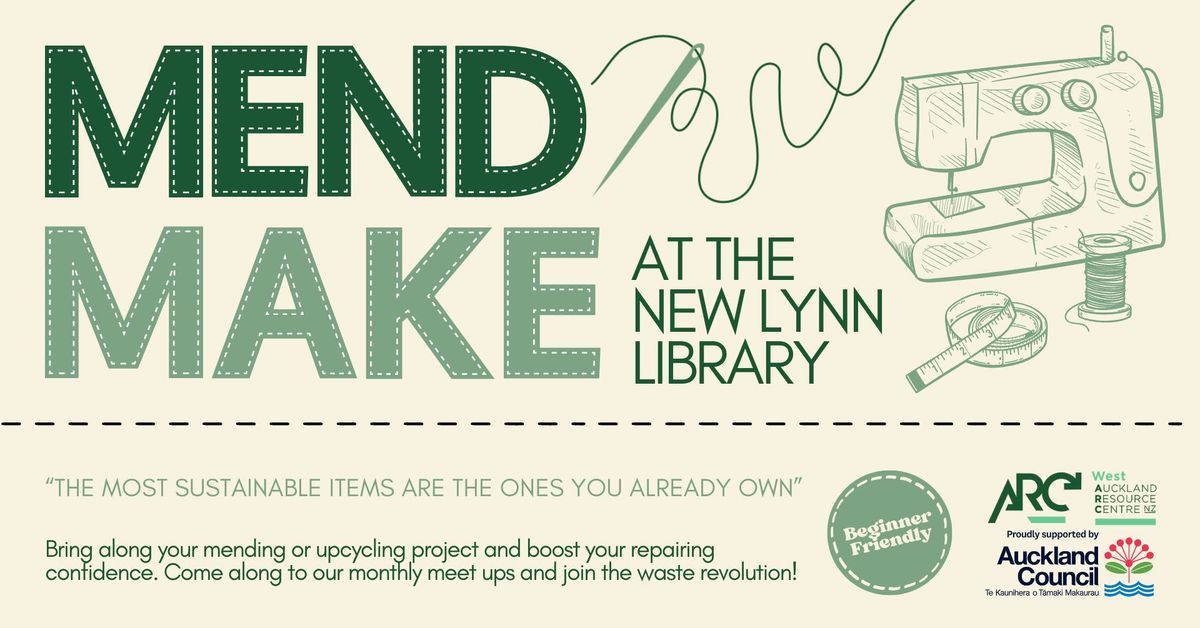Mend\/Make at the New Lynn Library