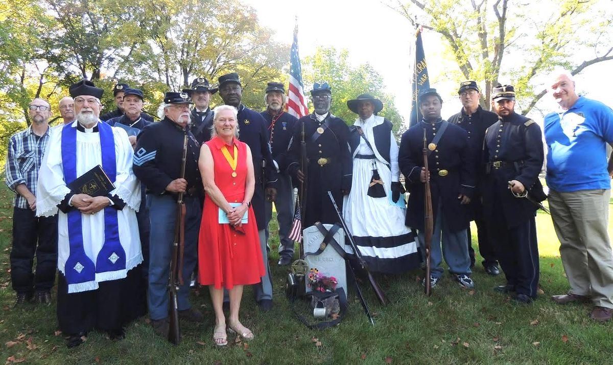 Gravestone Dedication for Civil War veterans