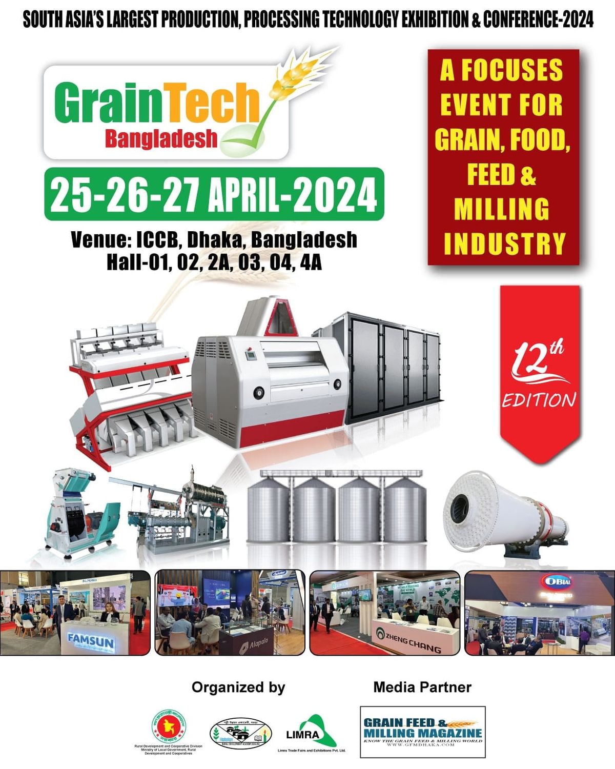 Grain Tech Bangladesh-2024 International Exhibition & Conference (12th Edition)