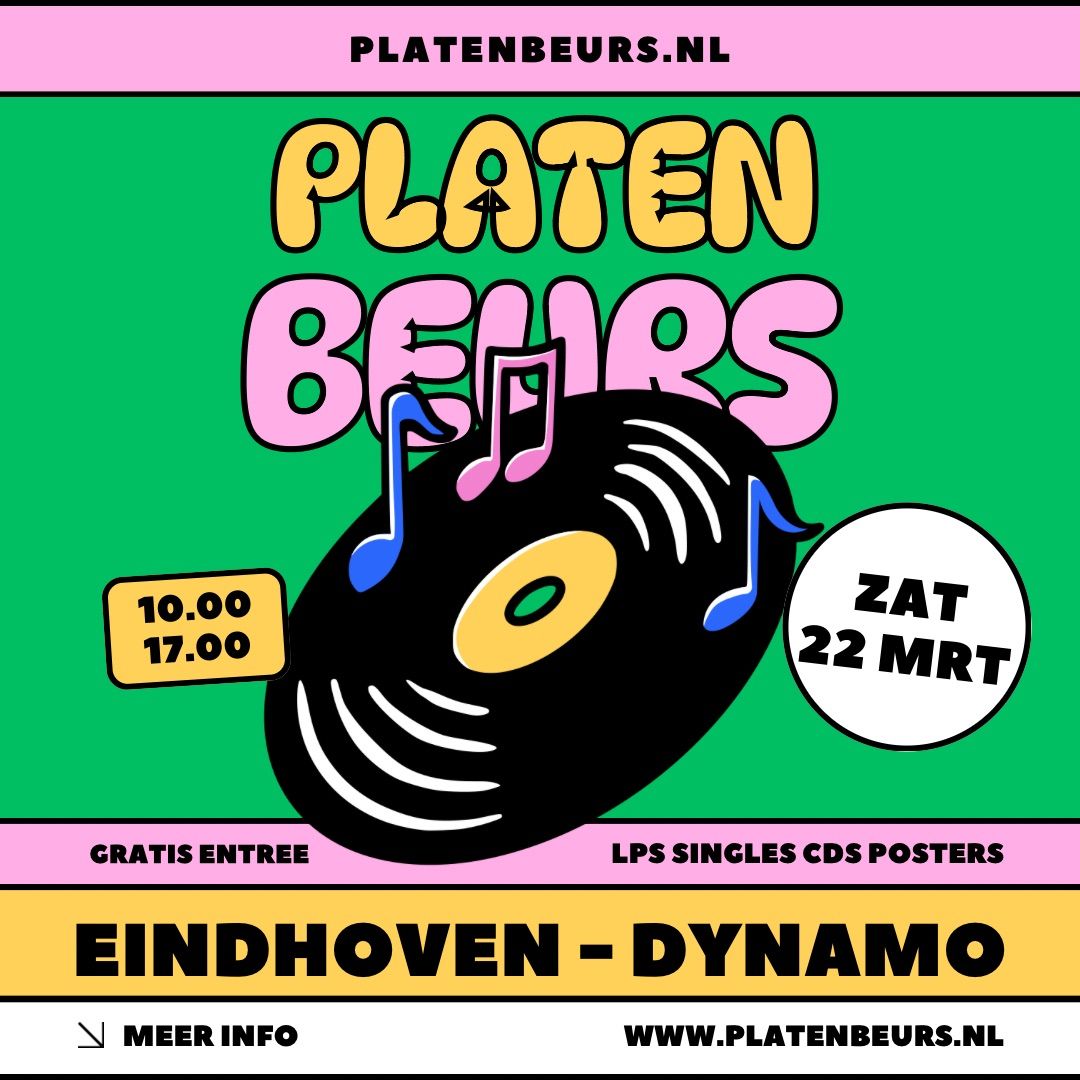 Platenbeurs Eindhoven Dynamo zaterdag 22 maart