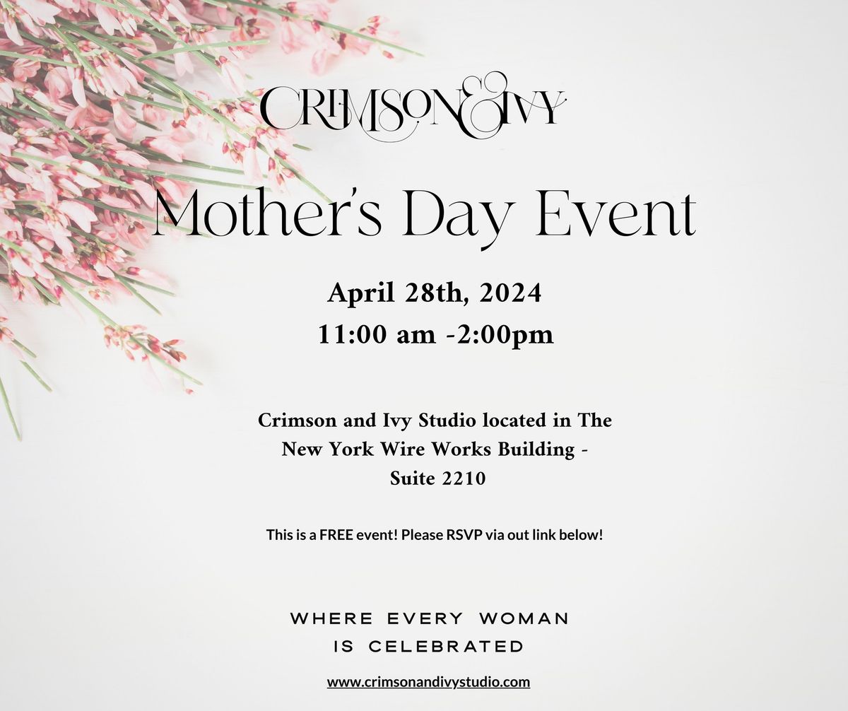 Mother's Day FREE Event!