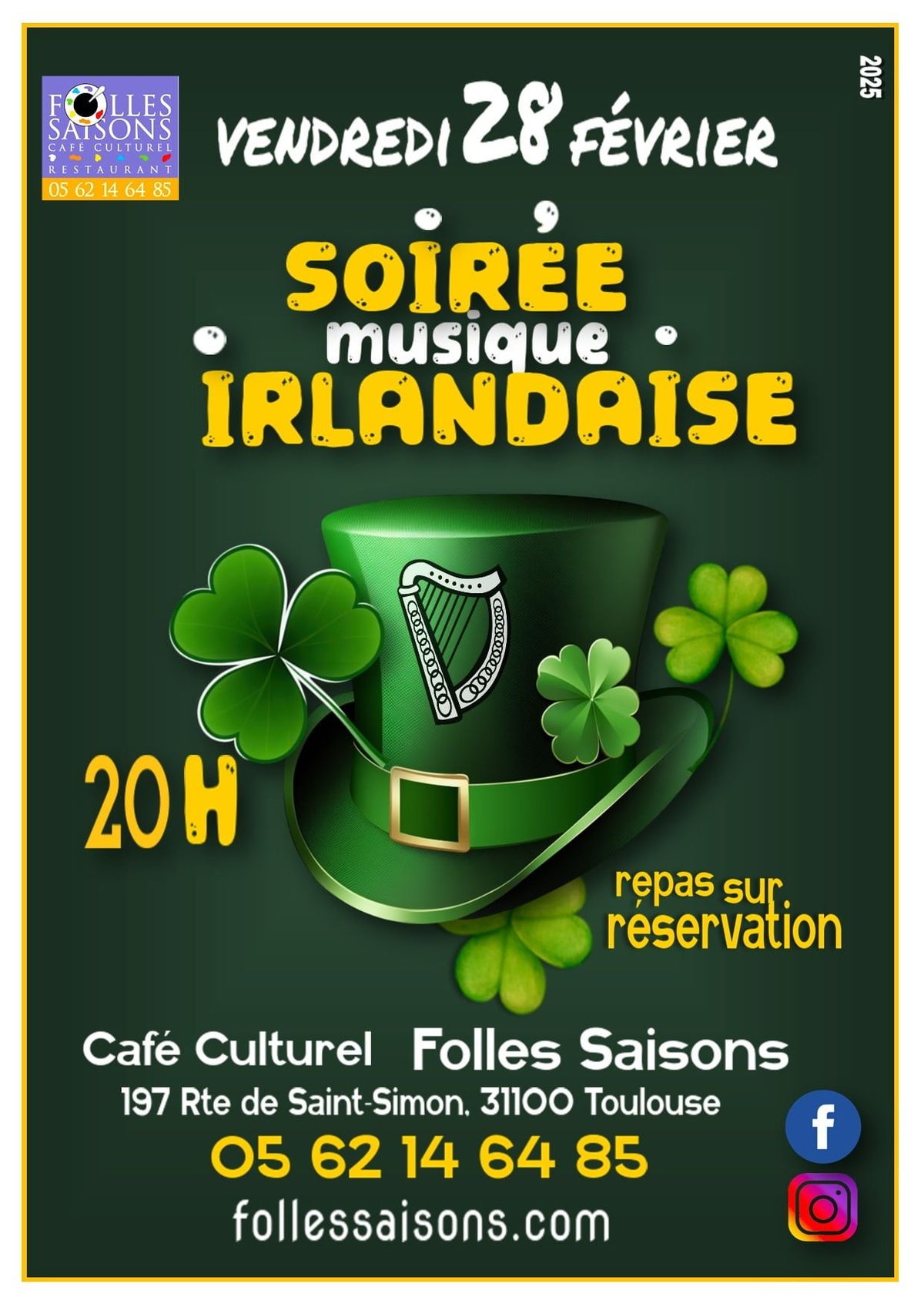 Session irlandaise \u00e0 Folles saisons