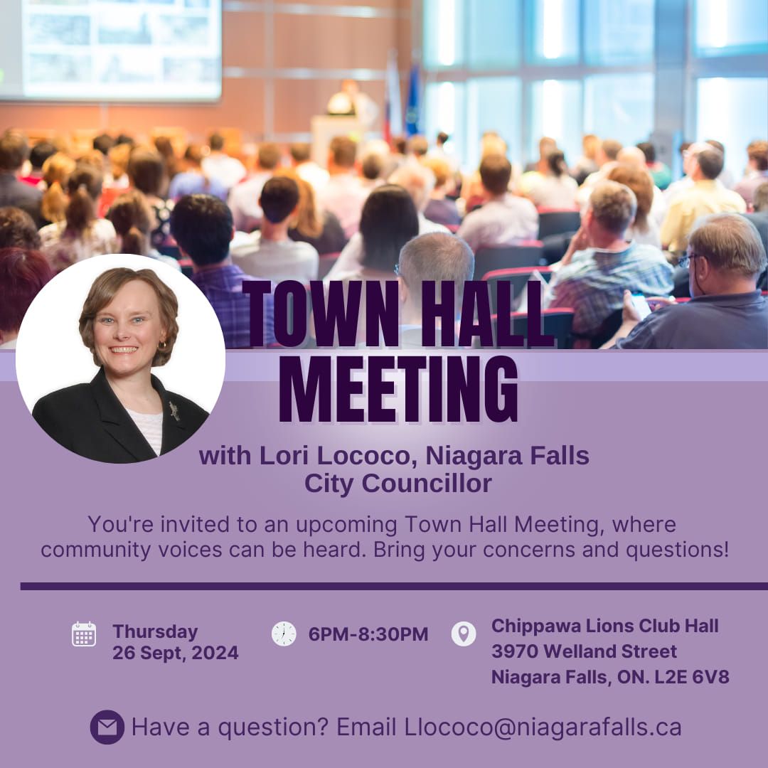 Town Hall Meeting with Councillor Lori Lococo