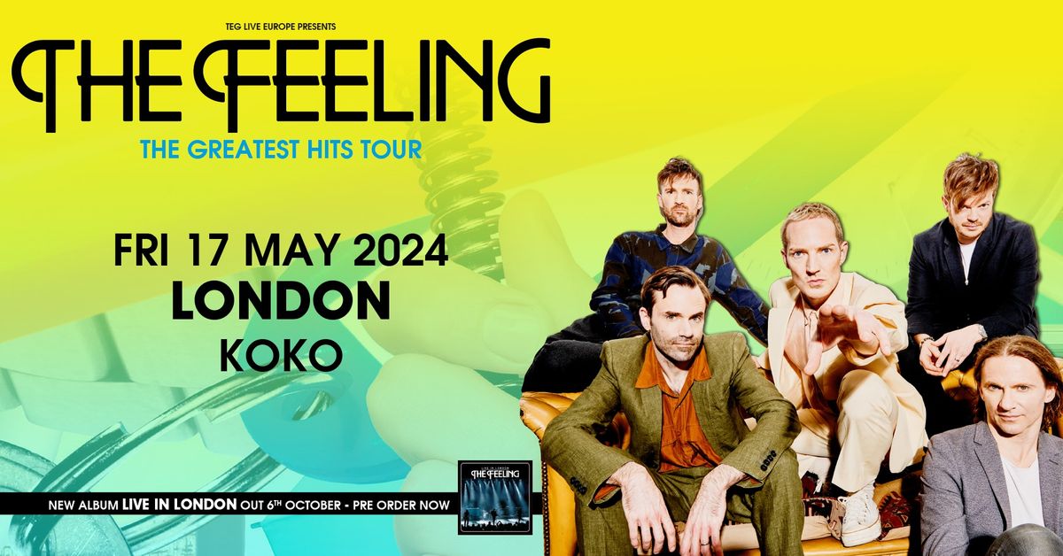 The Feeling | The Greatest Hits Tour | London
