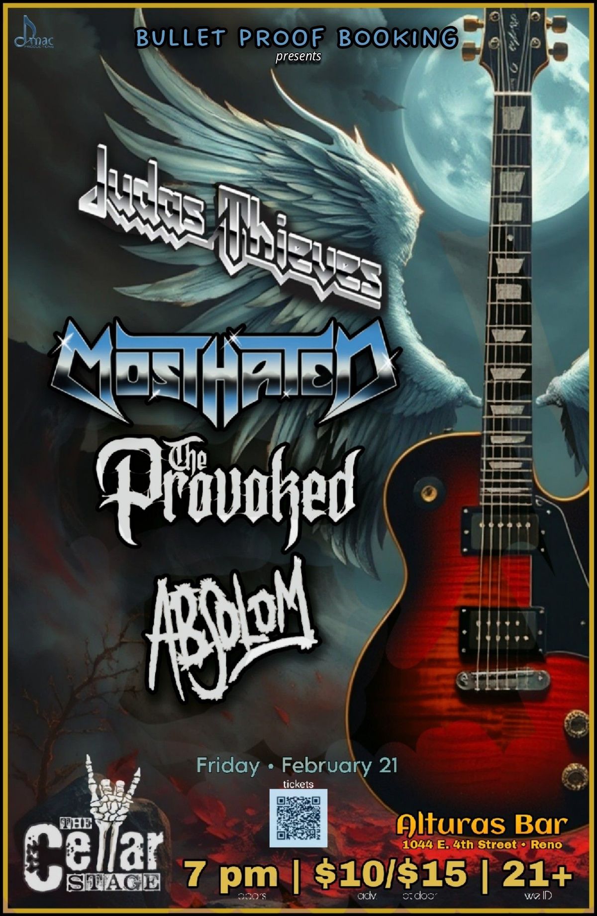 Judas Thieves | Most Hated (SoCal) | The Provoked (SD, Ca) | Absolom 