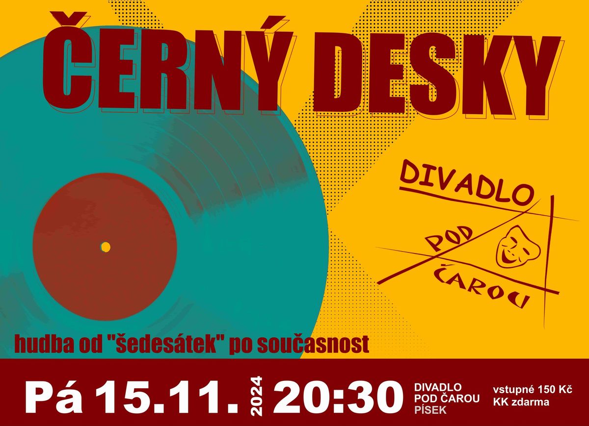 \u010cERN\u00dd DESKY | Divadlo Pod \u010darou