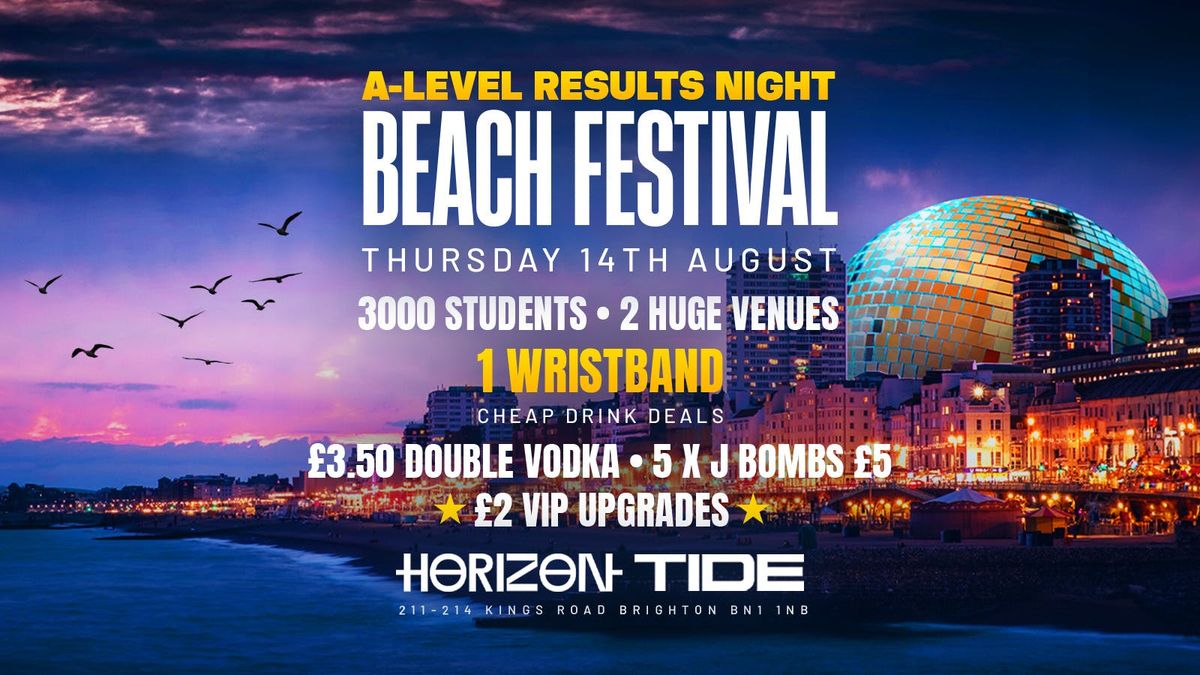 A - LEVEL RESULTS SEAFRONT FESTIVAL 2025