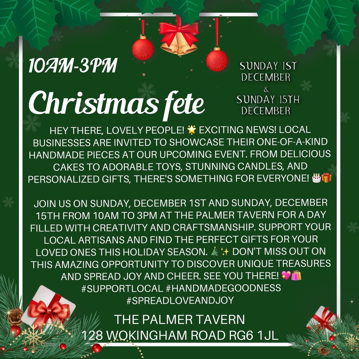 The Palmer Tavern Christmas Fete