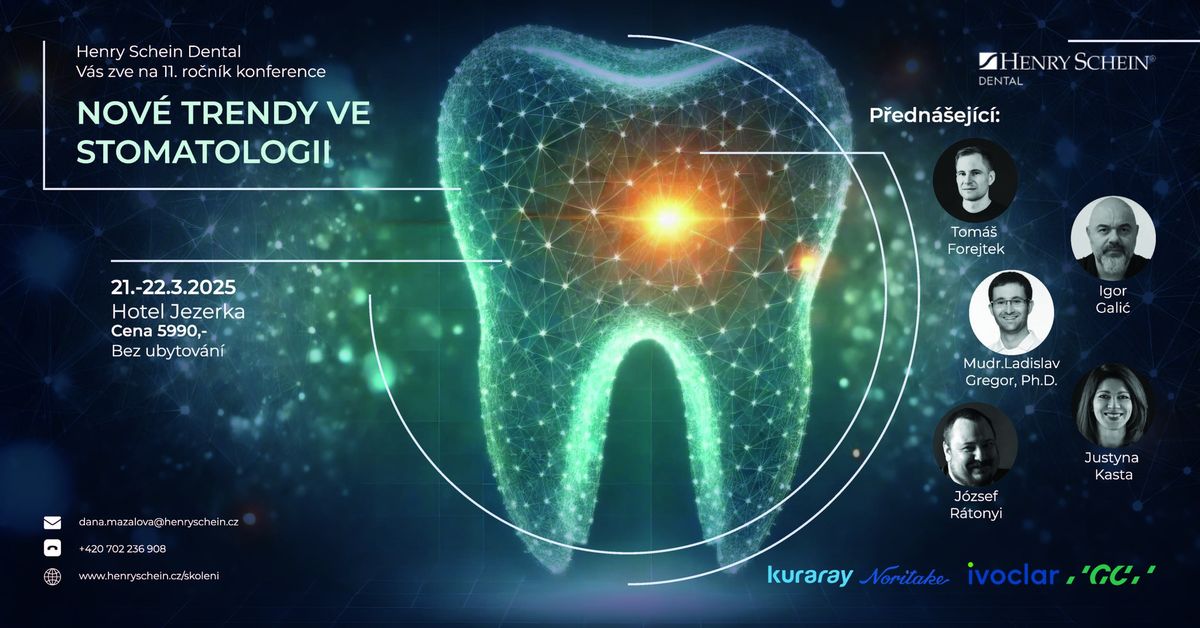 Nov\u00e9 trendy ve stomatologii - 11. ro\u010dn\u00edk konference
