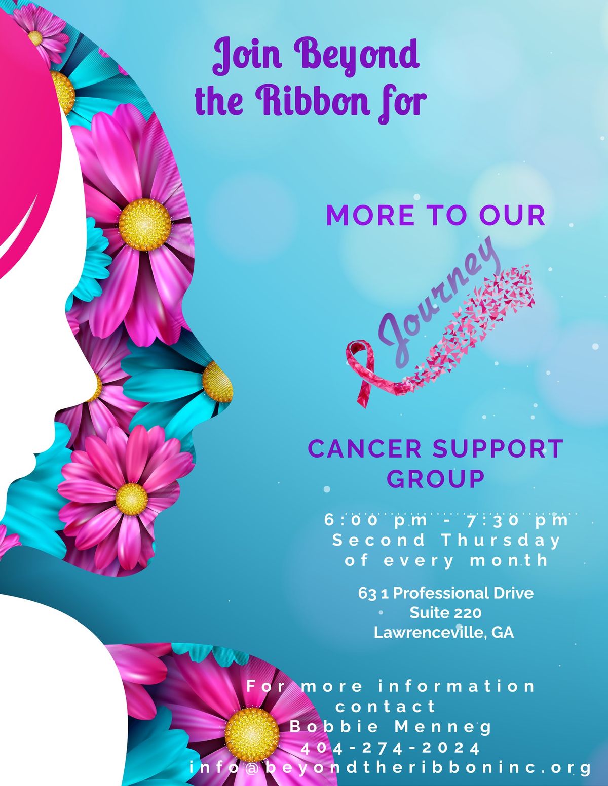 More to our Journey Cancer Virtual Support Group