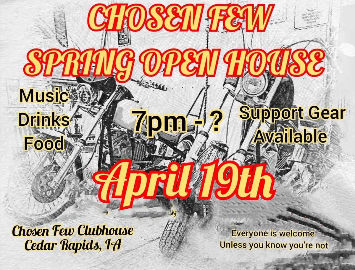 Chosen Few Spring Open House & Swapmeet 