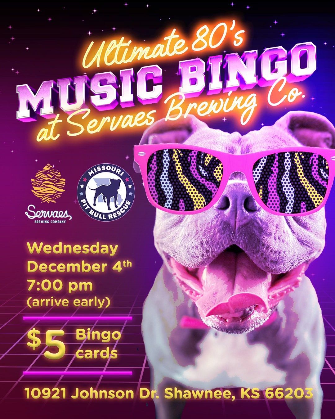 Music Bingo for Missouri Pit Bull Rescue