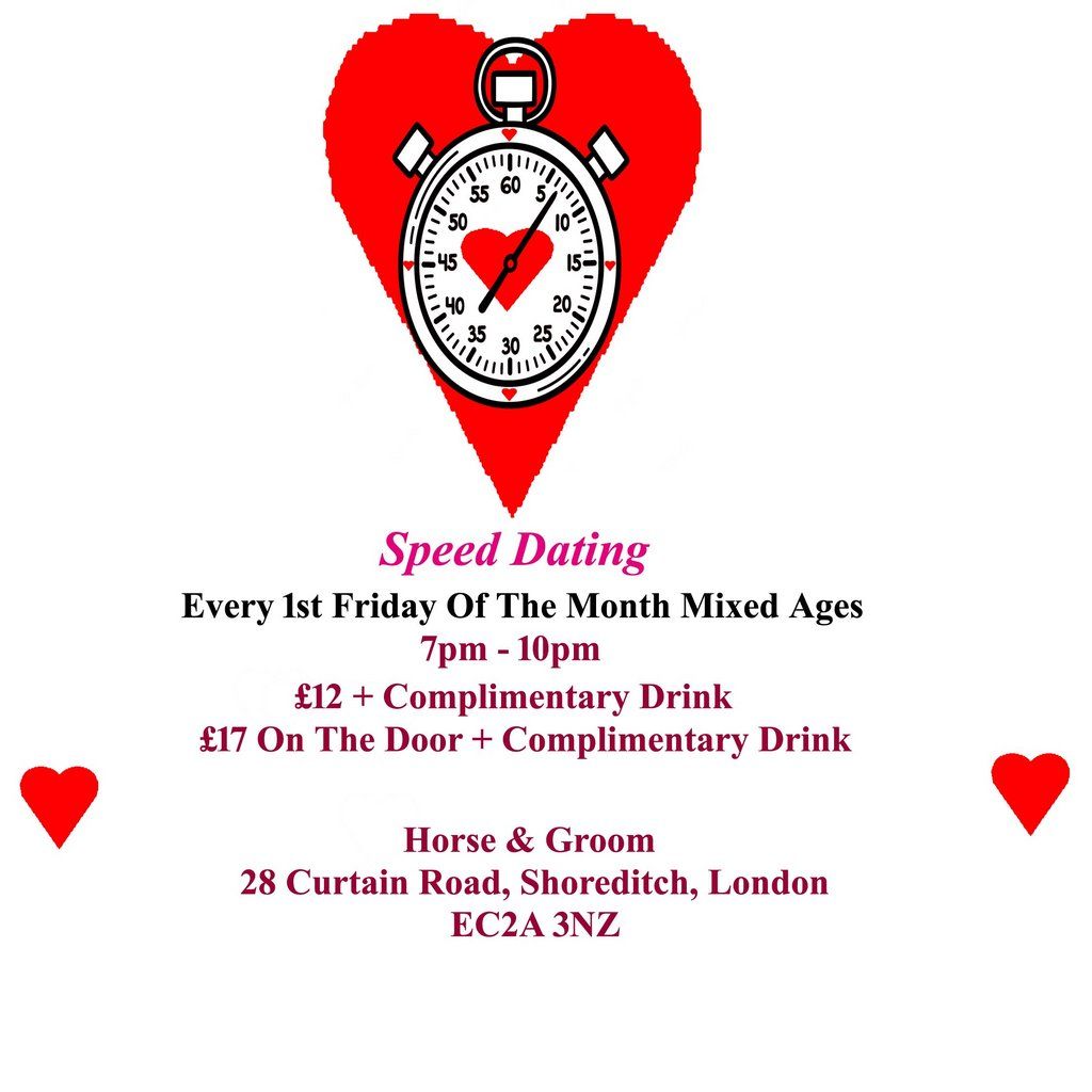 Speed Dating.  Mixed Ages. Fridays