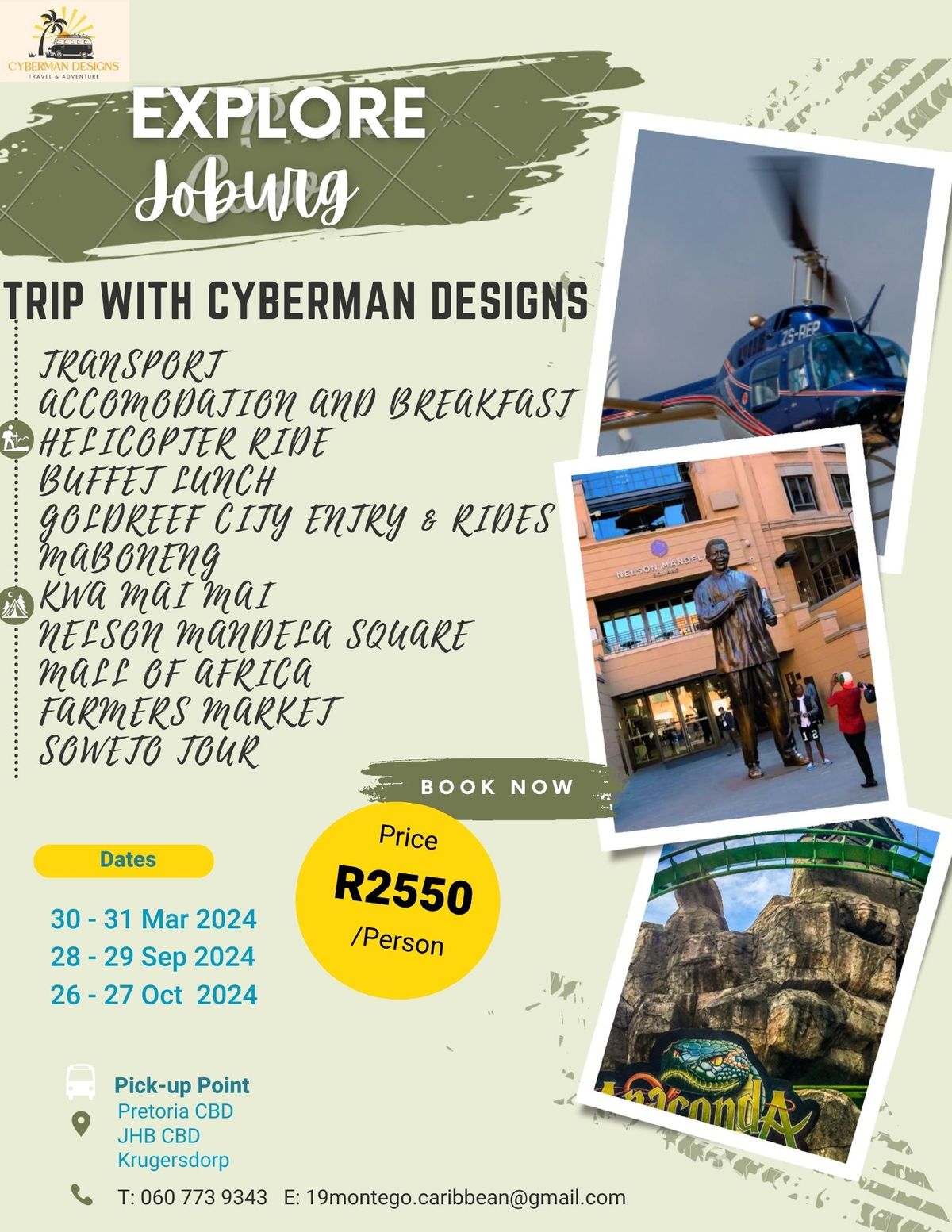 Exploring Joburg with @Cyberman Designs