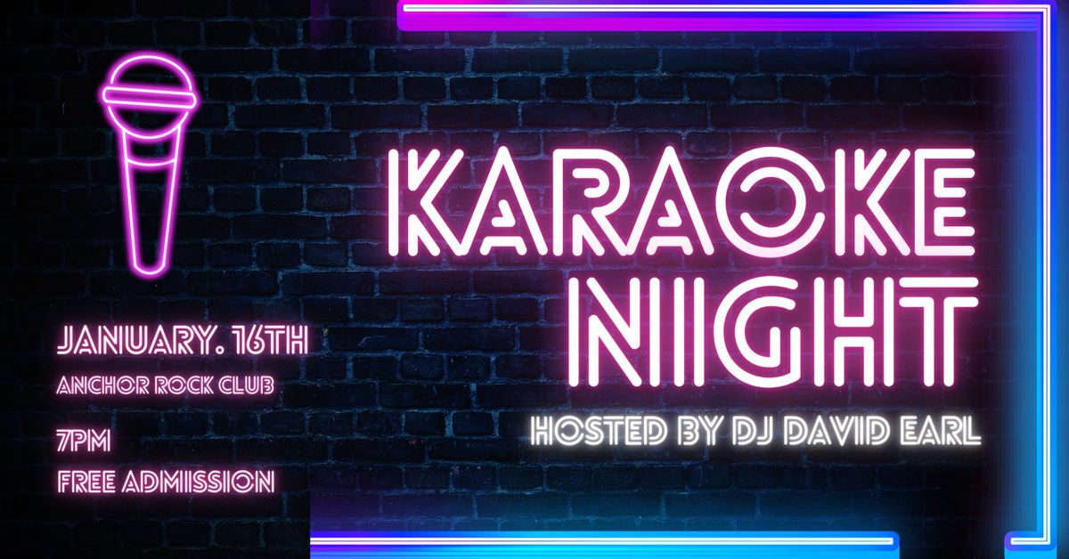 Karaoke Night at Anchor Rock Club