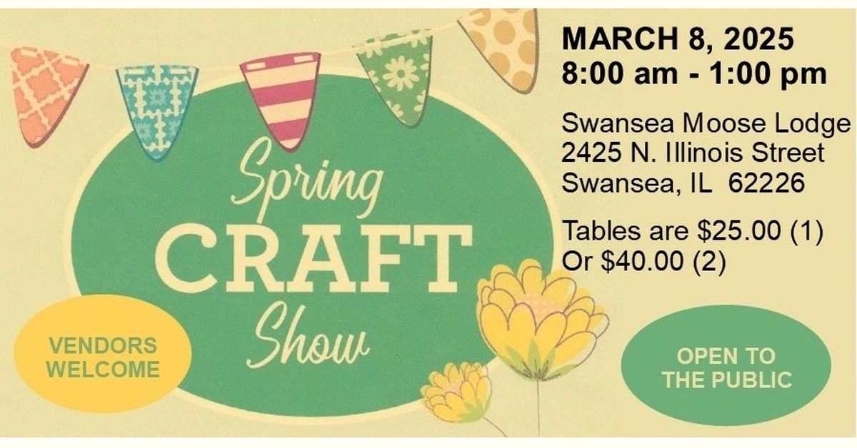 SPRING CRAFT FAIR  -  OPEN TO THE PUBLIC