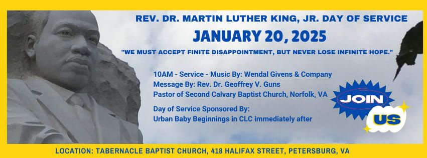 REV. DR. MARTIN LUTHER KING, JR. DAY OF SERVICE