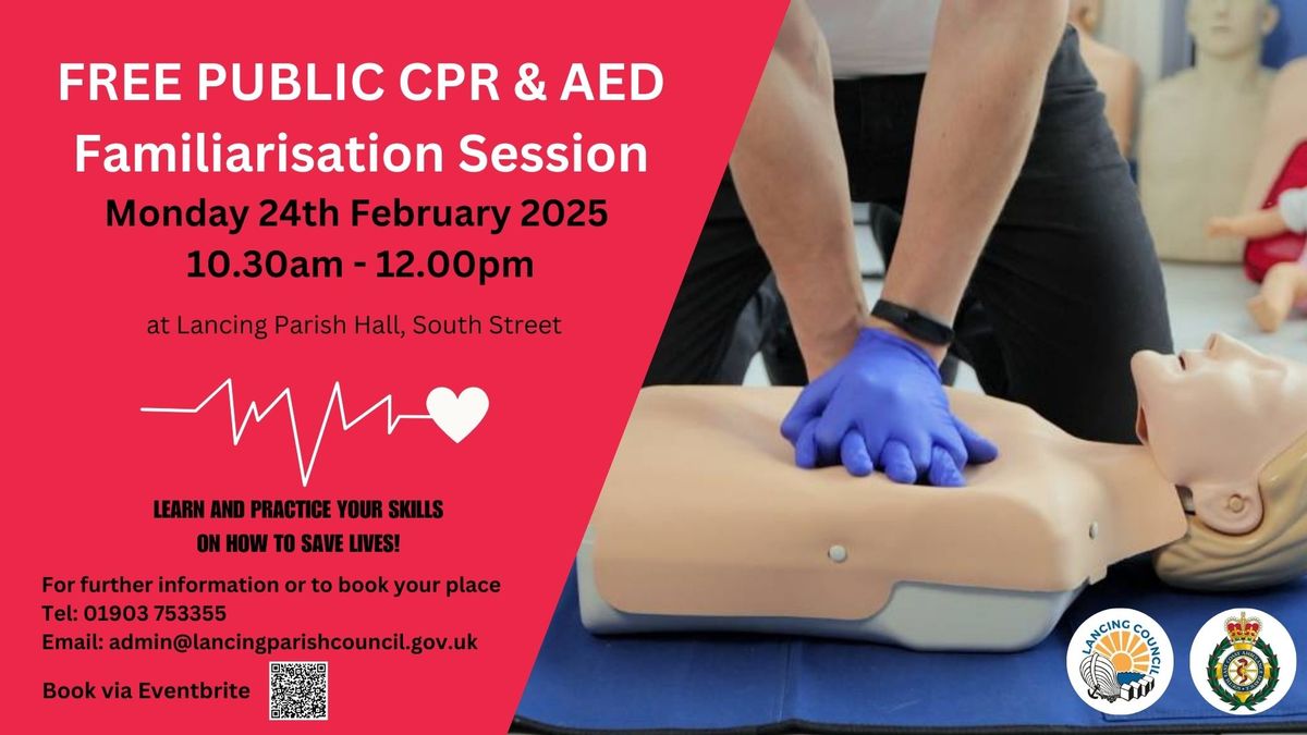 Free Public CPR & AED Familiarisation Session 