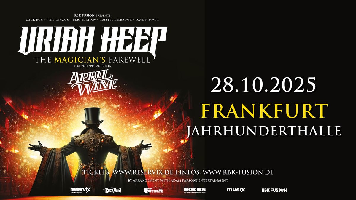 Uriah Heep - The Magician's Farewell 2025 Tour | Frankfurt