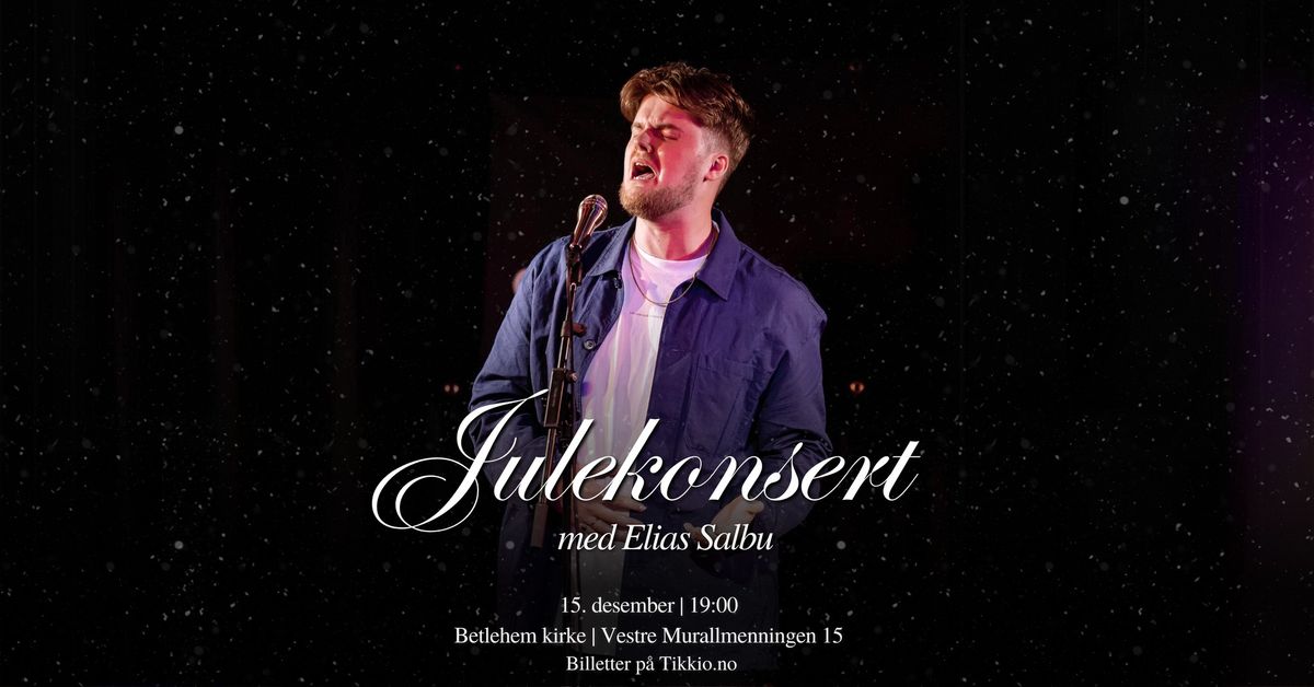 Julekonsert med Elias Salbu