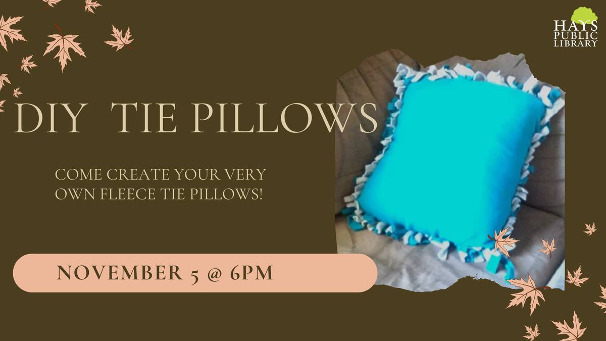 DIY Tie Pillows