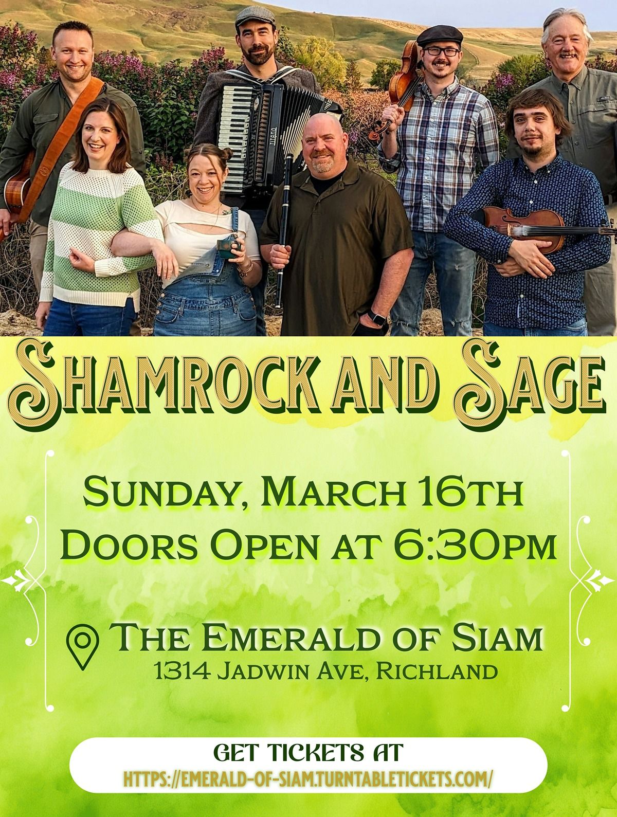 Shamrock and Sage Irish Band