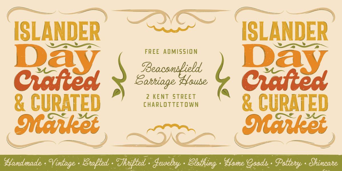 Islander Day Crafted & Curated Market at Beaconsfield Carriage House