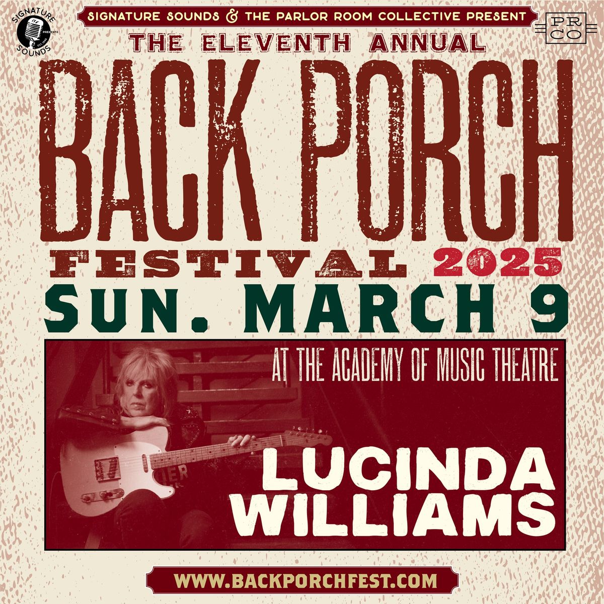 Lucinda Williams at Back Porch Festival