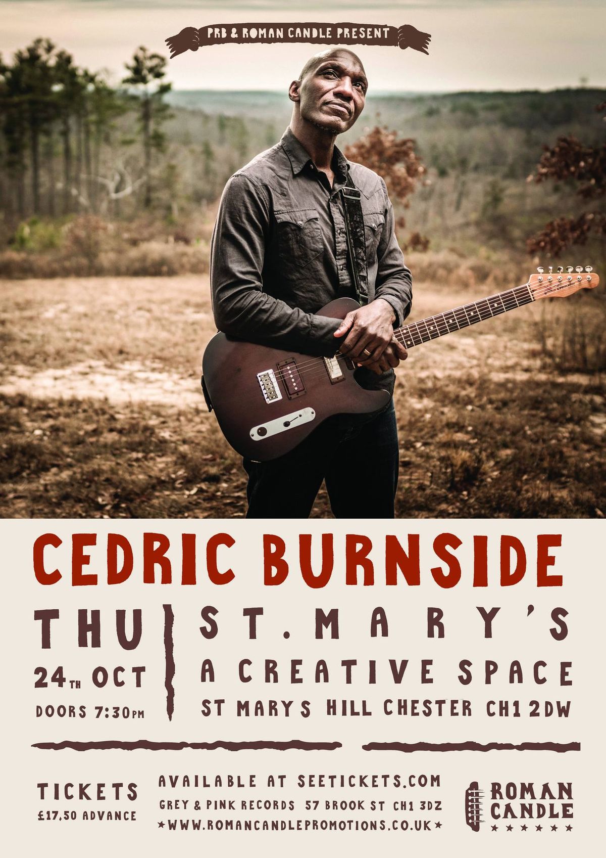 Roman Candle Presents Cedric Burnside