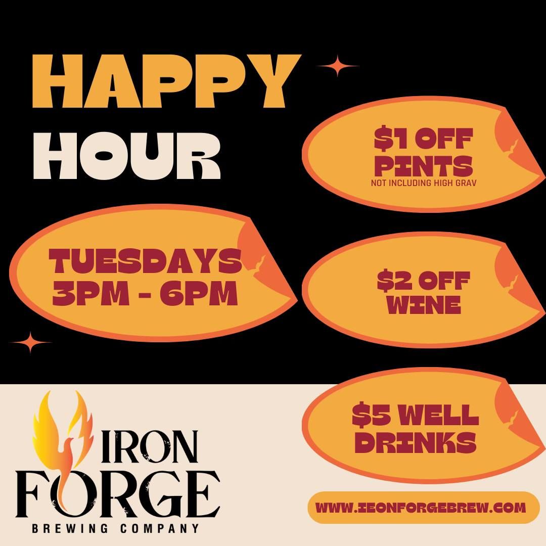 Happy Hour at Iron Forge Brewing Company