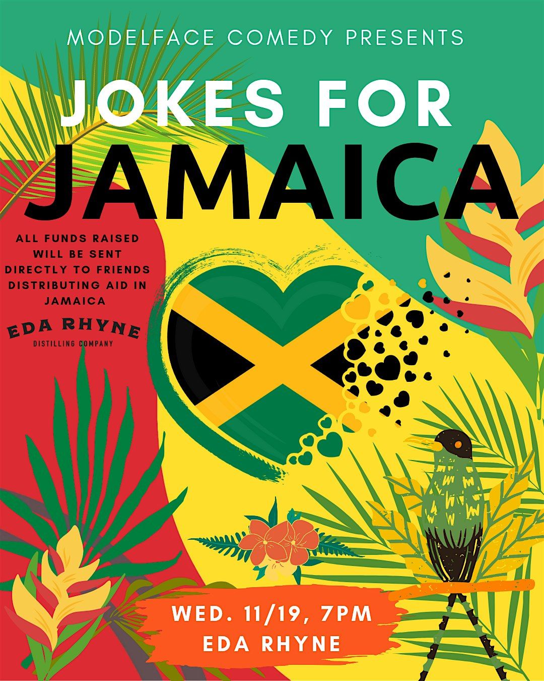 Jokes for Jamaica at Eda Rhyne