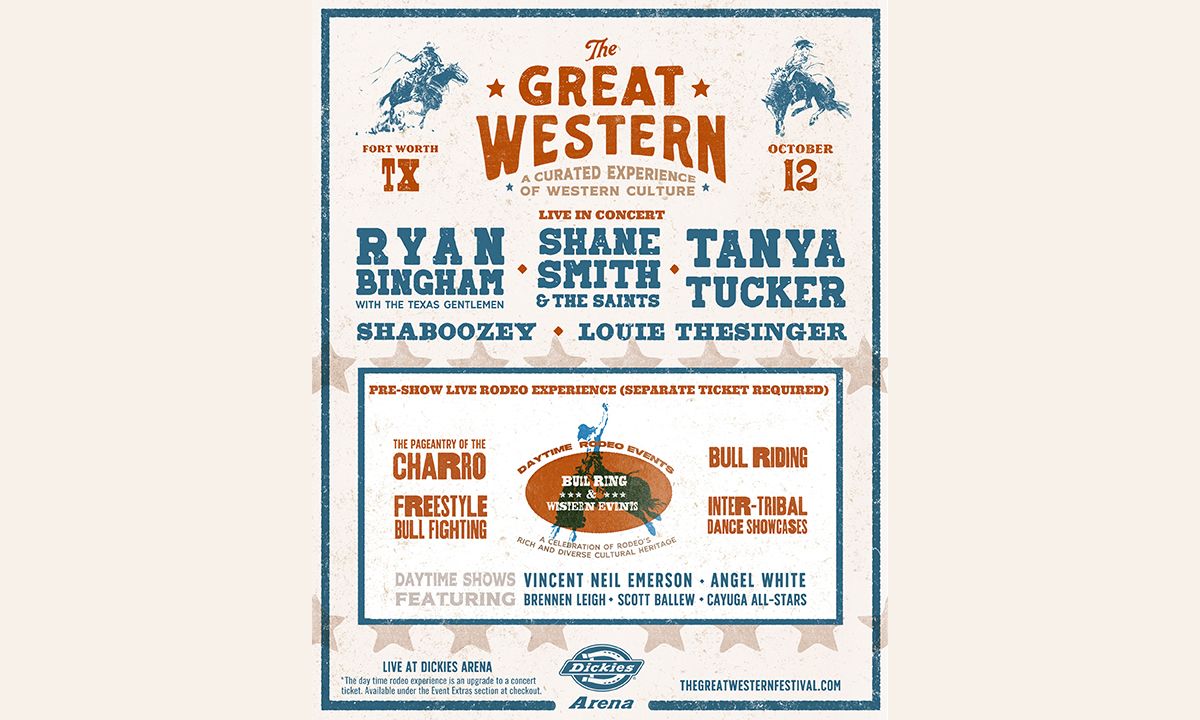 The Great Western Festival: Ryan Bingham  Shane Smith and The Saints & Tanya Tucker