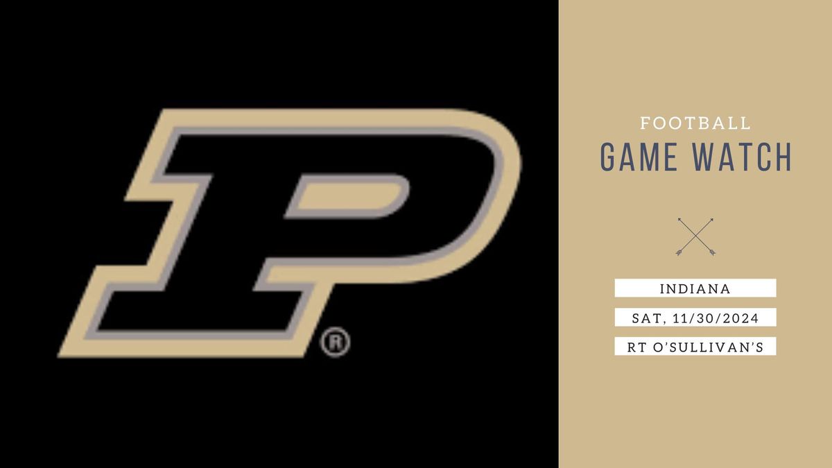 Football - Purdue v Indiana