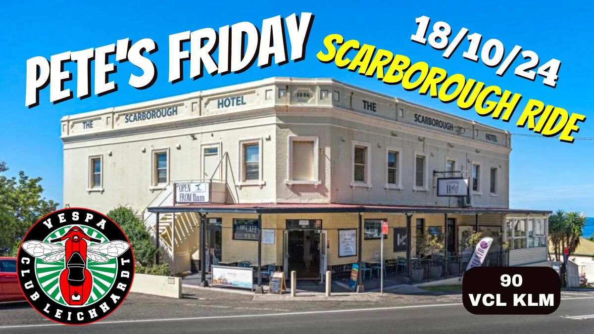 Pete's Scarborough Hotel Ride - Friday 18\/10\/24