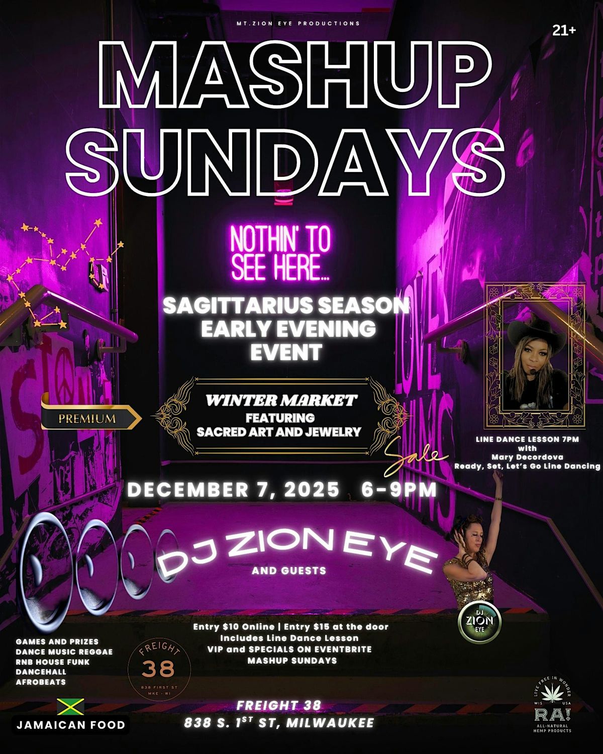MASHUP SUNDAYS SAGITTARIUS SEASON WINTER MARKET EARLY EVENING EVENT