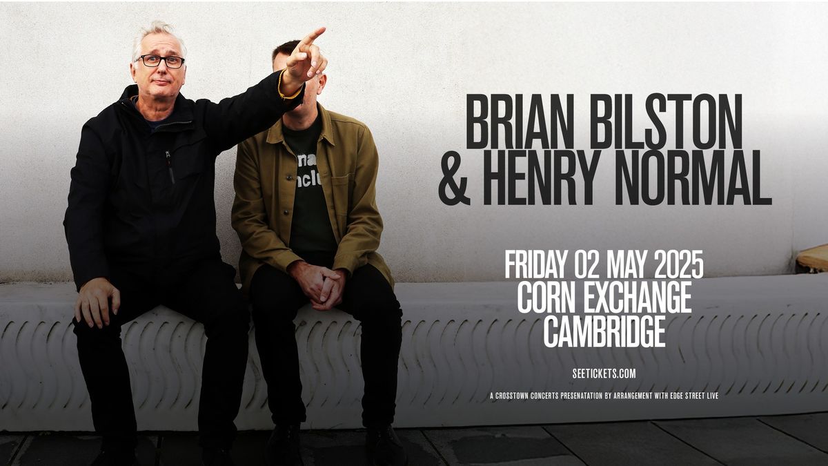 Brian Bilston & Henry Normal at The Corn Exchange, Cambridge